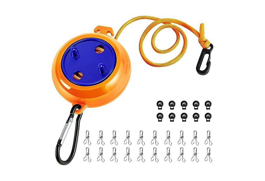 NUODWELL Wand-Wäscheleine Ausziehbar, Camping Tragbare 10m Wäscheschnur Out günstig online kaufen