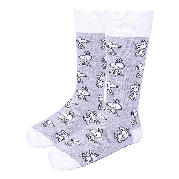 Cerda Group Snoopy Socken EU 36-41 Grey günstig online kaufen