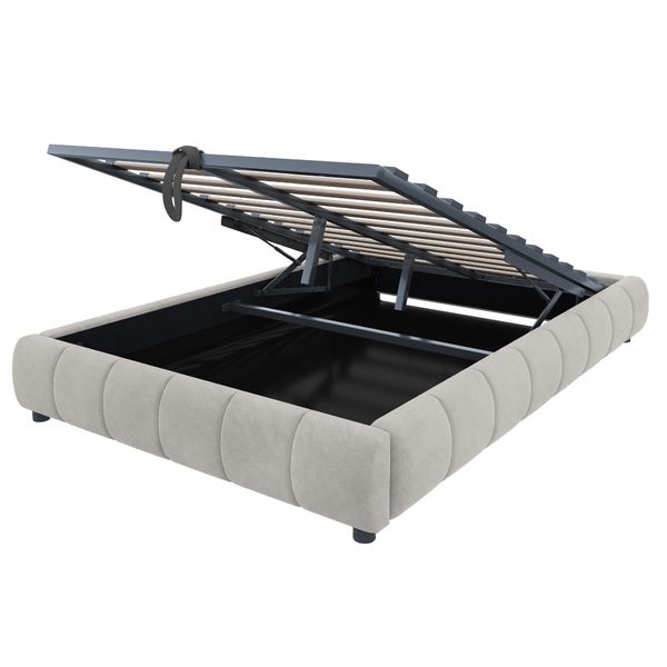 KLAM HOME Polsterbett Hydraulischer Schwebebettrahmen 140 günstig online kaufen