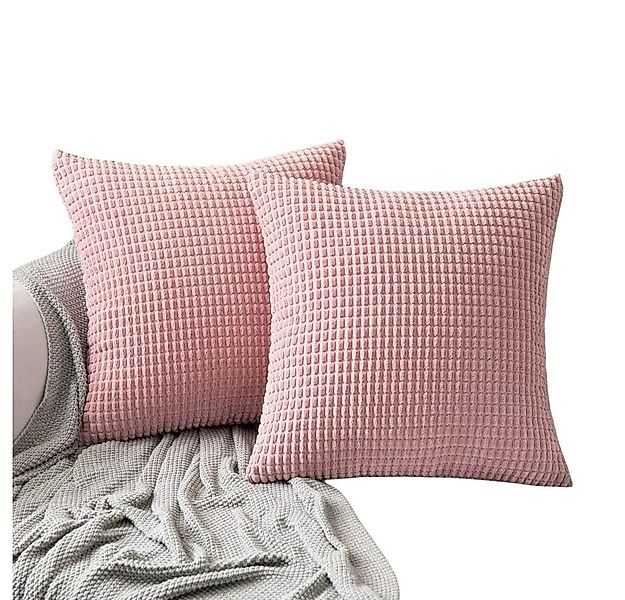 Kaket Kissenhülle 2 Stück, Quadratisch, für Wohnzimmer Schlafzimmer Bett So günstig online kaufen