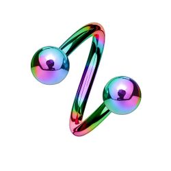 viva-adorno Piercing-Set Lippenpiercing Spirale Twist Labret günstig online kaufen