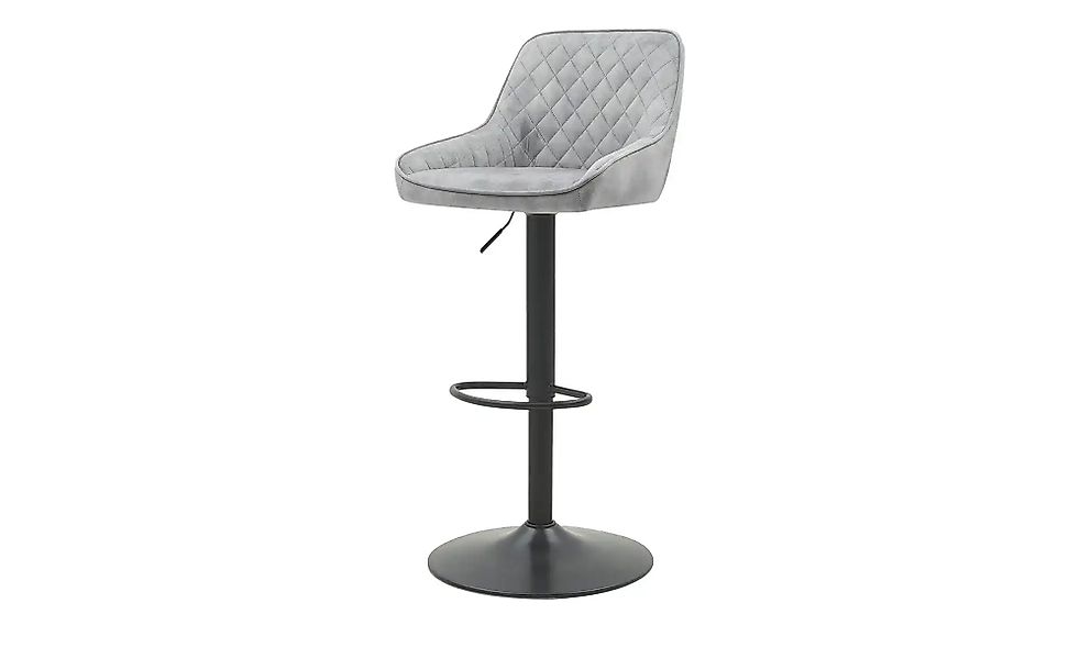 Barstuhl  Alfonso ¦ grau ¦ Maße (cm): B: 52,5 H: 105 T: 48.5 Polstermöbel > günstig online kaufen