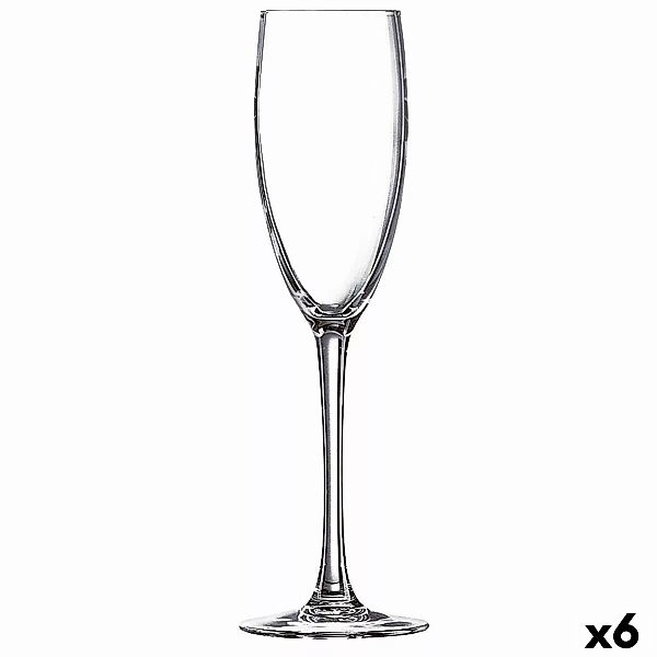 Champagnerglas Ebro Durchsichtig Glas (160 Ml) (6 Stück) günstig online kaufen