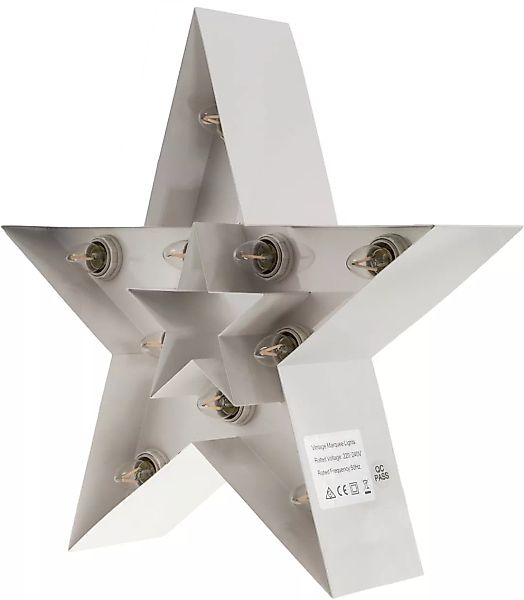 MARQUEE LIGHTS LED Dekolicht »Star«, 10 flammig, Leuchtmittel E14   ohne Le günstig online kaufen