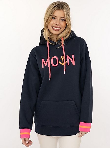 Zwillingsherz Hoodie "Rahel" Kontrastbündchen, Kängurutasche, Langarm, Kapu günstig online kaufen