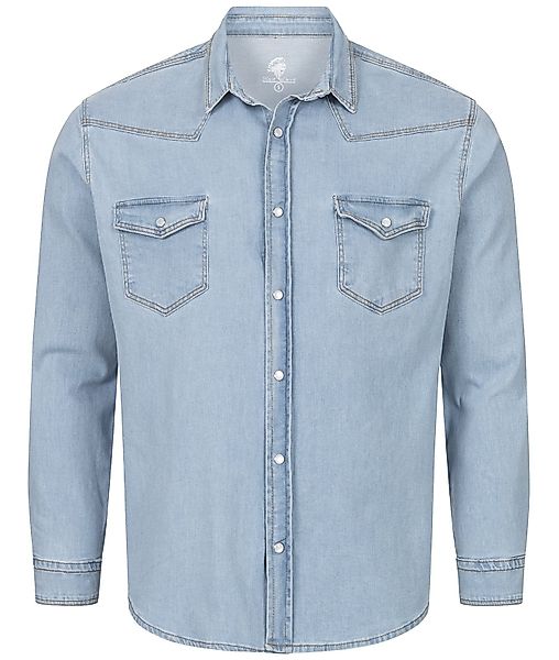 Rock Creek Jeanshemd Herren Jeanshemd Hellblau günstig online kaufen