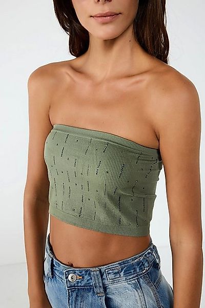 No Matter What Blusentop Kurze Crop-Bluse günstig online kaufen
