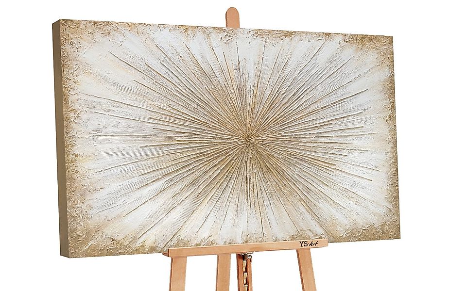YS-Art Gemälde Sonnenstrahlen, Abstrakte Bilder, Abstraktes günstig online kaufen