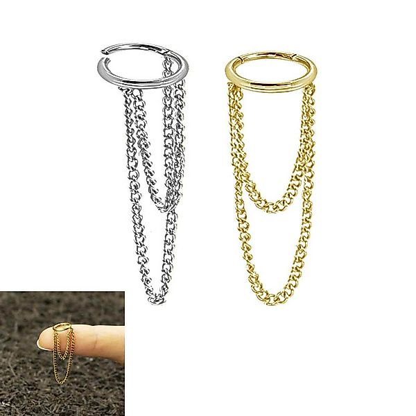 viva-adorno Nasenpiercing Ohrpiercing Segmentring Helix Piercing günstig online kaufen