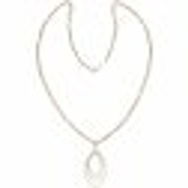 Kette 925/- Sterling Silber dreifarbig diamantiert 70 cm günstig online kaufen