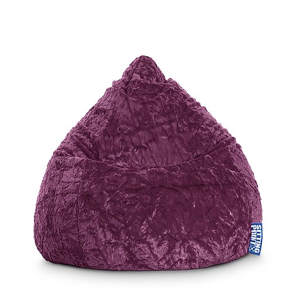 Sitting Point Sitzsack Fluffy 220, Aubergine günstig online kaufen