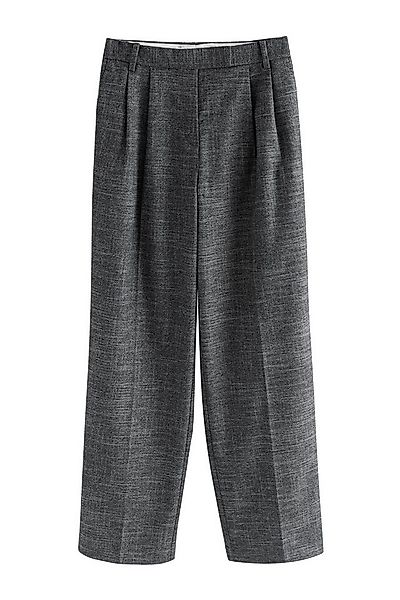 Next Bundfaltenhose Kreuzschraffur-Hose mit Bundfalten, Kurzgröße (1-tlg) günstig online kaufen