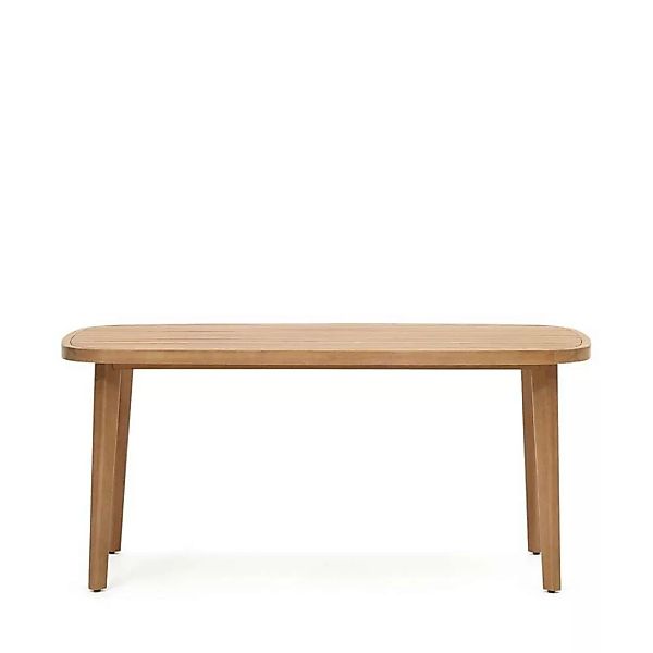 Massiver Holz Gartentisch in modernem Design 170 cm breit günstig online kaufen