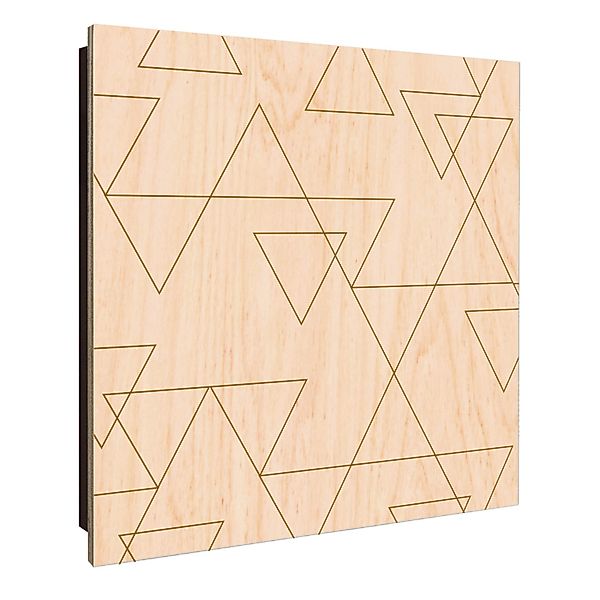 Banjado Großer Schlüsselkasten Holz 30x30cm Schwarz Scharnier Links 50 Hake günstig online kaufen