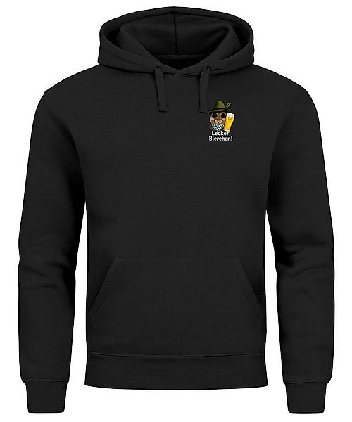 MoonWorks Hoodie Hoodie Herren für das Oktoberfest Lecker Bierchen Trachten günstig online kaufen