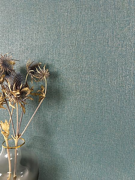 Newroom Vliestapete, Blau Tapete Uni Einfarbig günstig online kaufen