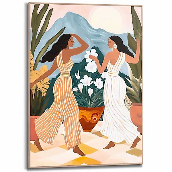 Reinders! Poster »Tanzende Damen«, Hobbyraum - Mehrfarbig - MDF - Frauen - günstig online kaufen