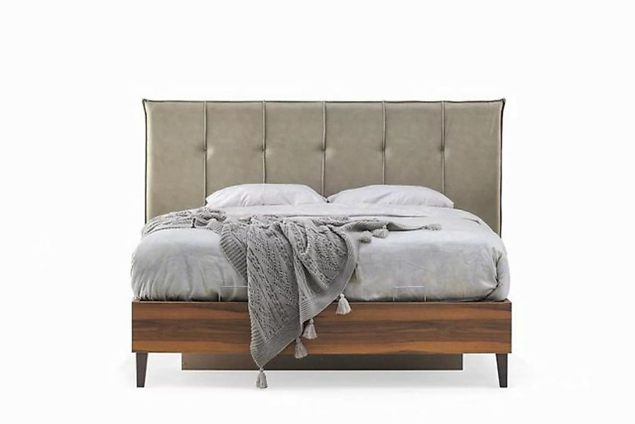 JVmoebel Bett Braunes Designer Bett Schlafzimmer Schlafbett Bettgestell (1- günstig online kaufen