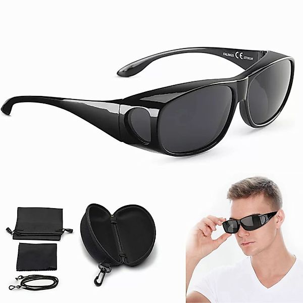 RWEUOQ Sonnenbrille Überzieh Sonnenbrille Überziehbrille polarisiert günstig online kaufen