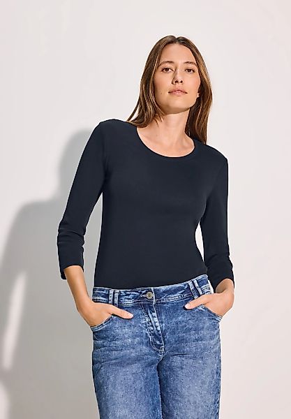 Cecil 3/4-Arm-Shirt, aus reiner Baumwolle günstig online kaufen