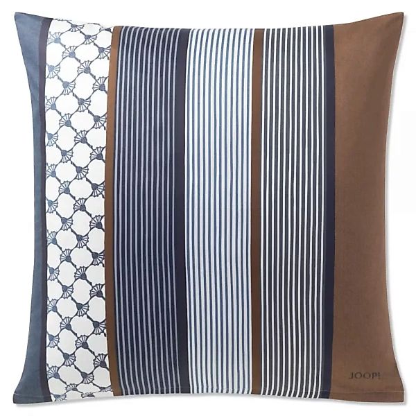 JOOP Bettwäsche Cornflower Stripes 4069 - Farbe: Deep Ocean - 28 - Kissen 8 günstig online kaufen