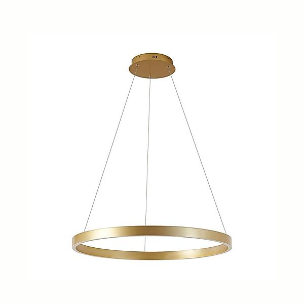 Lucande LED Yonam 10042392 Dimmbar Modern in Gold Messing aus Metall 1-flam günstig online kaufen