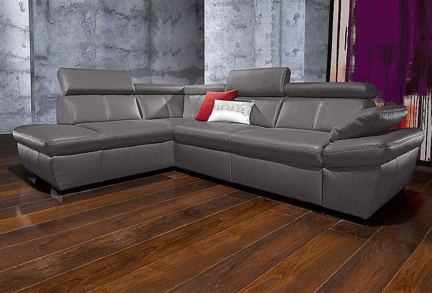exxpo - sofa fashion Ecksofa "Salerno, Funktionssofa, hoher Sitzkomfort, Br günstig online kaufen