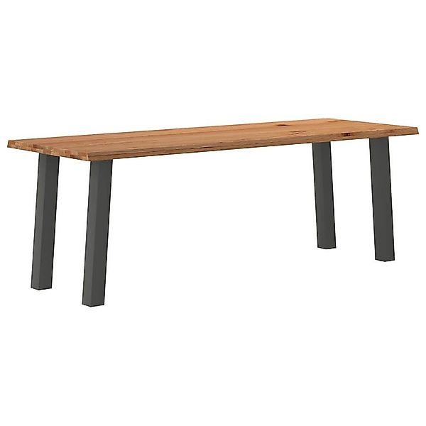 vidaXL Esstisch Esstisch mit Baumkanten 220x80x74 günstig online kaufen