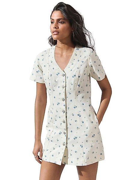 Next Jeanskleid Jeanskleid mit V-Ausschnitt (1-tlg) günstig online kaufen