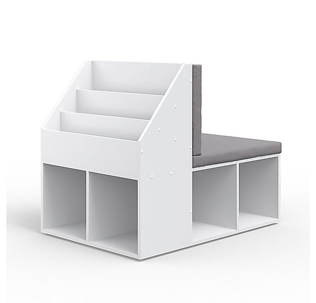 Vicco Bücherregal Onix, Weiß, 97.1 x 78.4 cm günstig online kaufen