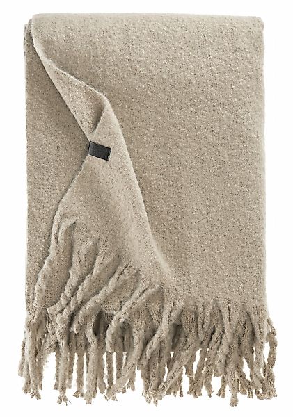 SCHÖNER WOHNEN Kollektion Wohndecke  Plenty ¦ beige ¦ Synthetik ¦ Maße (cm) günstig online kaufen