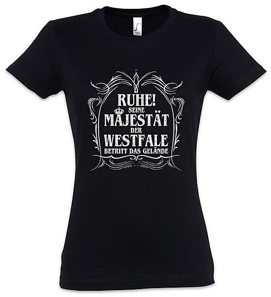 Urban Backwoods Print-Shirt Seine Majestät Der Westfale Damen T-Shirt NRW N günstig online kaufen