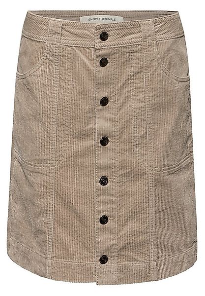 STREET ONE Midirock Button through corduroy skirt_ günstig online kaufen