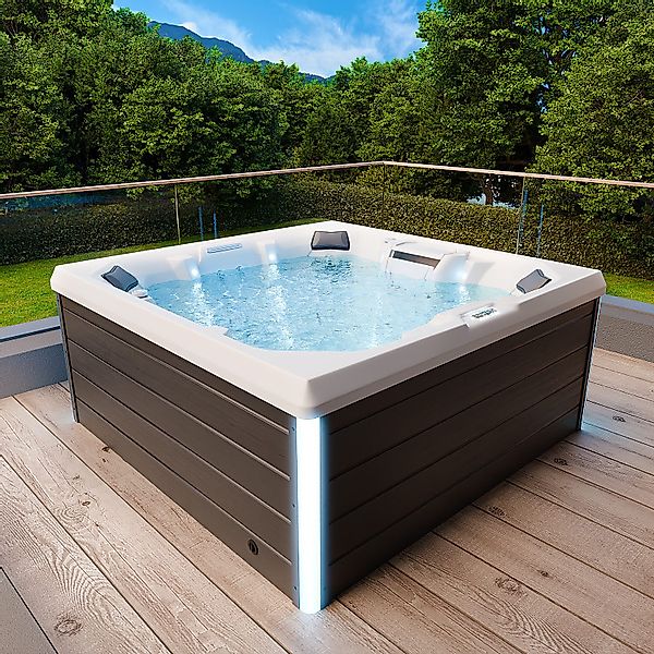 TroniTechnik Whirlpool Outdoor Spa TORCELLO weiß günstig online kaufen