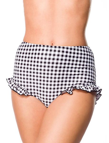Vintage Highwaist Bikini-Höschen Gingham günstig online kaufen