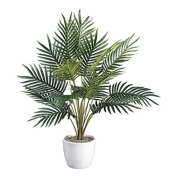 Kunstpalme Arecapalme grün, ca 60cm Kunststoff günstig online kaufen