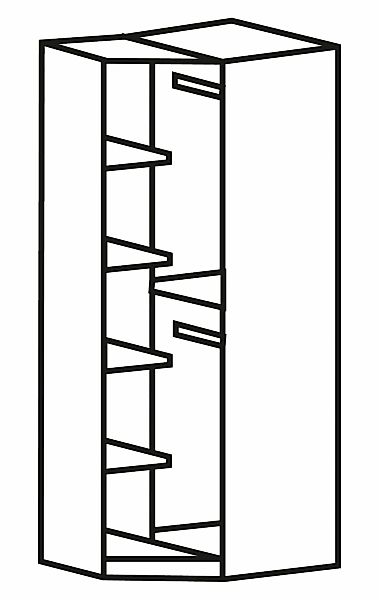 rauch Eckkleiderschrank "Kleiderschrank Eckschrank Schrank Garderobe Anklei günstig online kaufen