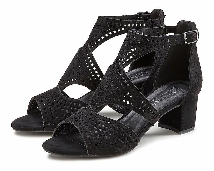 LASCANA Riemchensandalette "Sommerschuh," offene Schuhspitze, Blockabsatz m günstig online kaufen