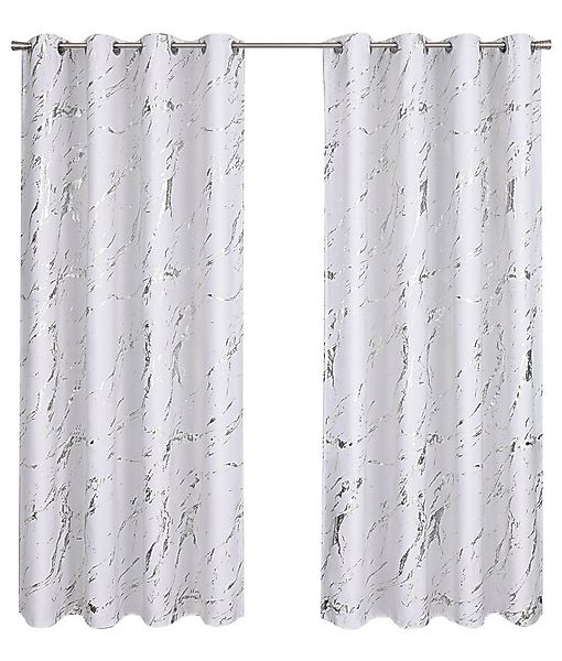 Joyswahl Vorhang Luka (1 St), Ösen, Blickdicht glänzend Streifen günstig online kaufen