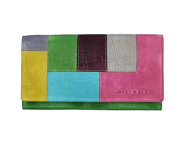 Greenburry Geldbörse Candy Shop bunte Damen Leder Geldbörse Portmonee 862-7 günstig online kaufen
