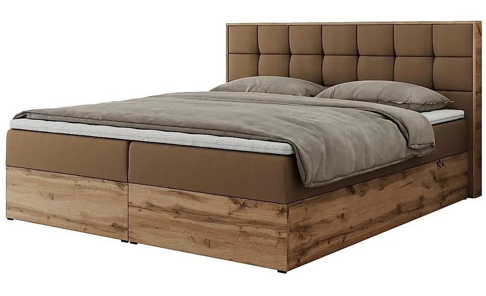 Boxbett mit Bettkasten Albero 1 ¦ braun ¦ Maße (cm): B: 188 H: 104 Betten > günstig online kaufen