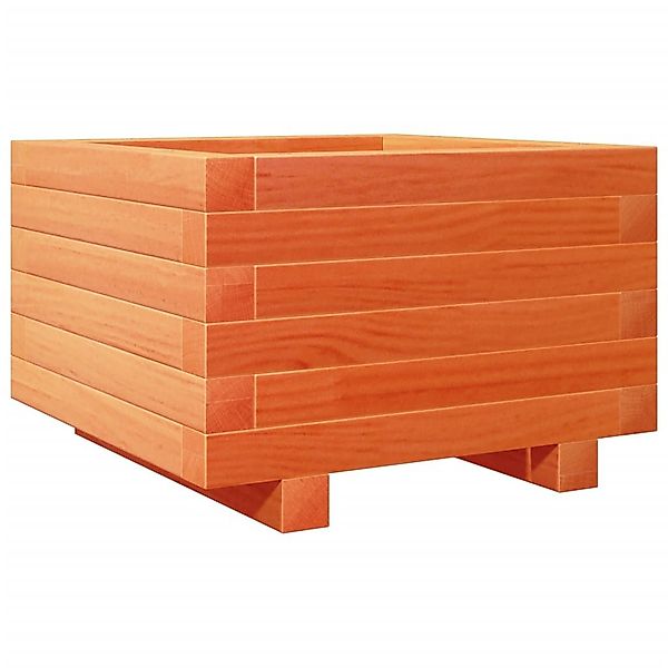 vidaXL Blumentopf Pflanzkübel Wachsbraun 40x40x26,5 cm günstig online kaufen