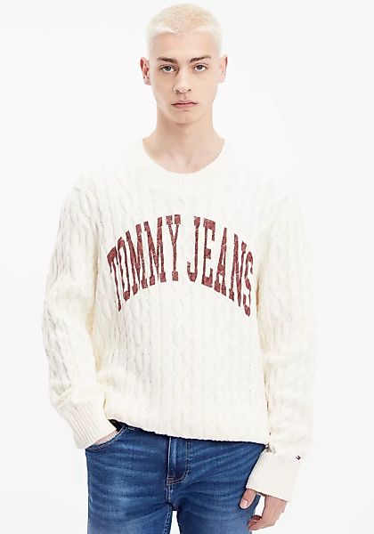 Tommy Jeans Strickpullover "TJM RLXD COLLEGIATE SWEATER" günstig online kaufen