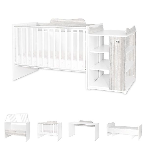 Lorelli Komplettbett Babybett Multi, Jugendbett, Schreibtisch, günstig online kaufen