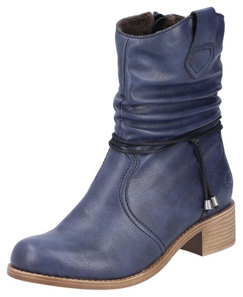 Rieker Winterstiefelette, Boots, Blockabsatz, slouchy Schaft, günstig online kaufen