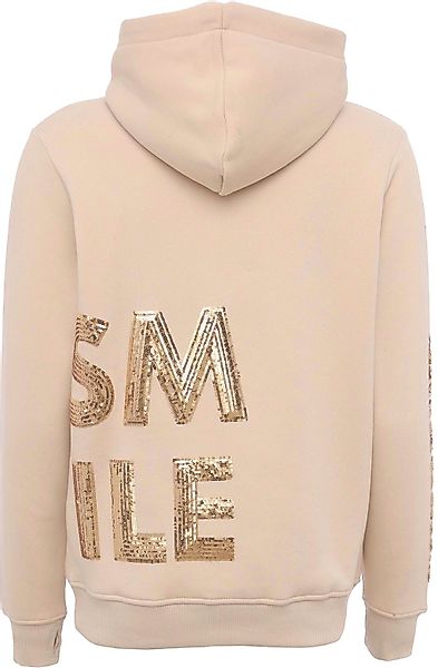 Zwillingsherz Hoodie "Kiana", mit Pailletten besetzter "Smile"-Schriftzug a günstig online kaufen