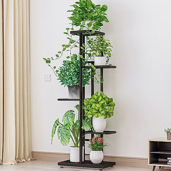 GarveeMore Blumenständer 5-stöckiger Pflanzenständer Mehrschichtiges Vintag günstig online kaufen