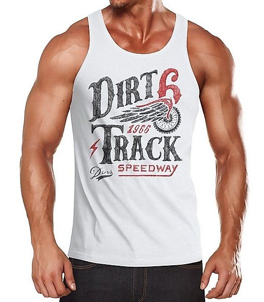 Neverless Tanktop Herren Tank-Top Dirt Track günstig online kaufen