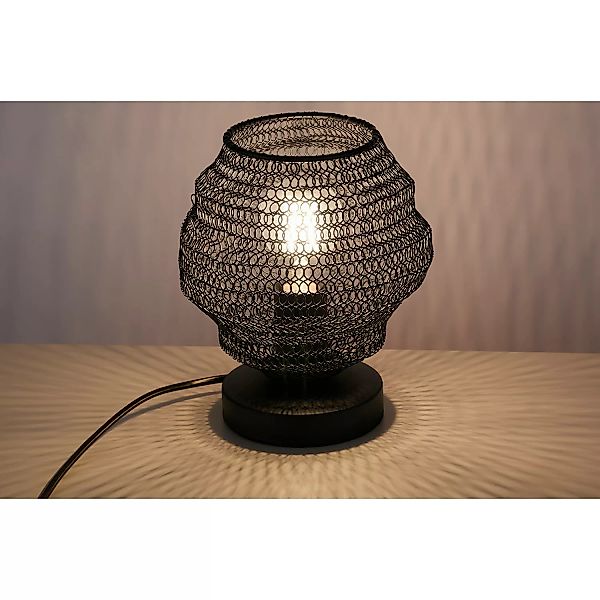 Tischlampe Kokon Schwarz für E27-Leuchtmittel günstig online kaufen