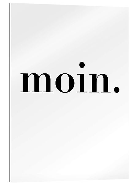 Posterlounge Wandbild Moin, Typobox, erhältlich als günstig online kaufen